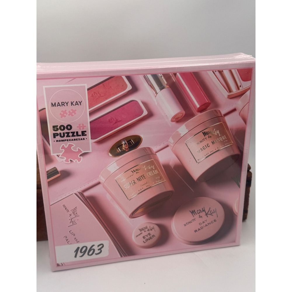 Mary Kay 60th Anniversary 500 Piece Puzzle 1963 Vintage Cosmetics New Sealed